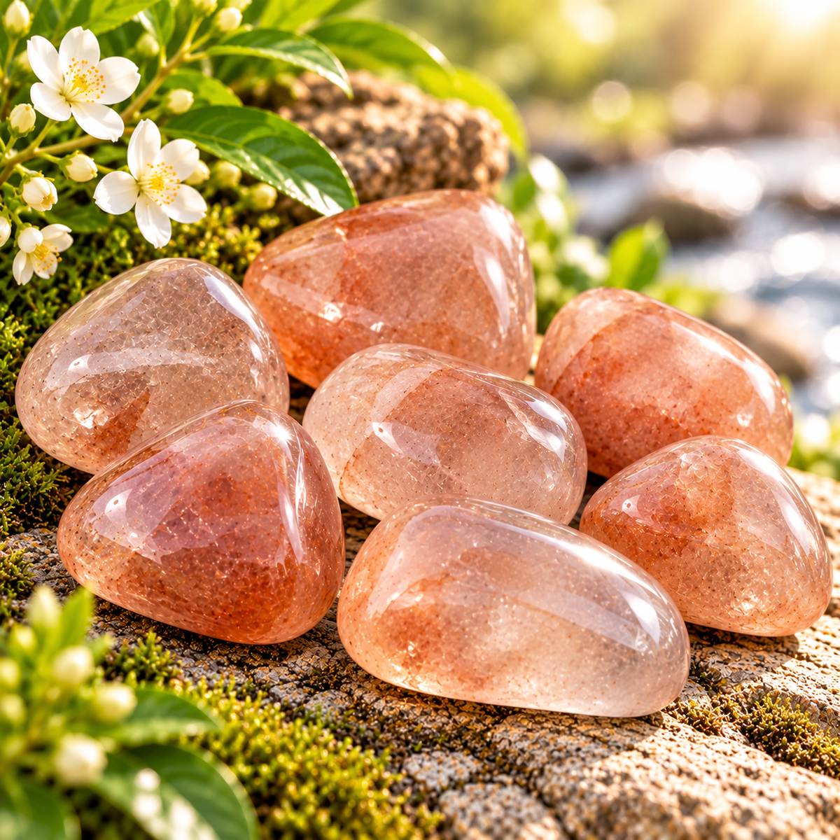 Rød hemkvarts / Red Hermatoid Quartz