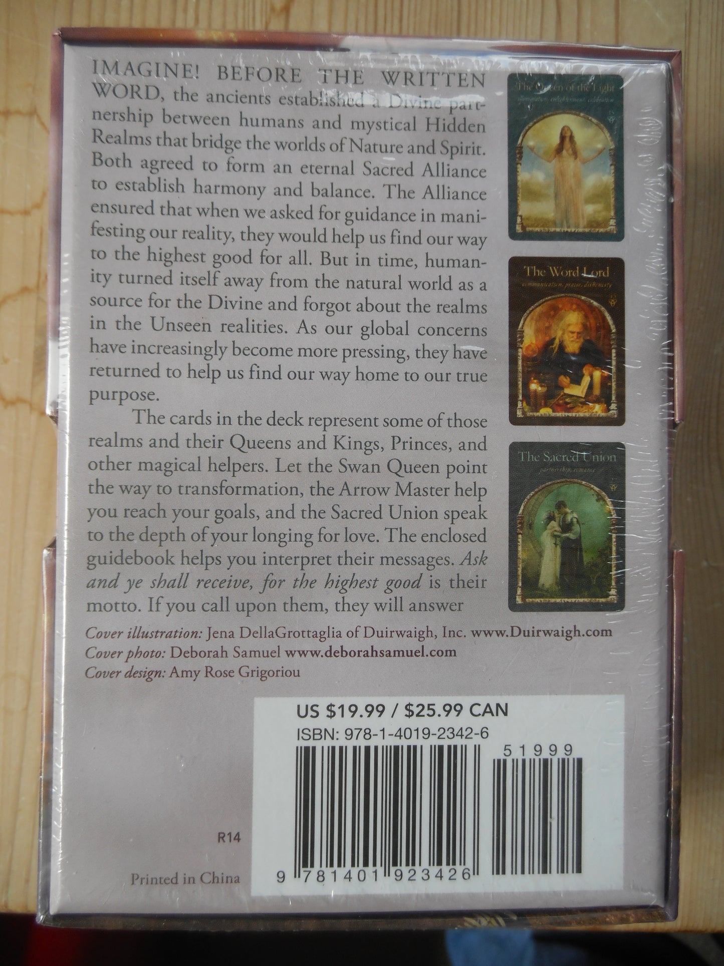 Wisdom of the Hidden Realms oracle cards