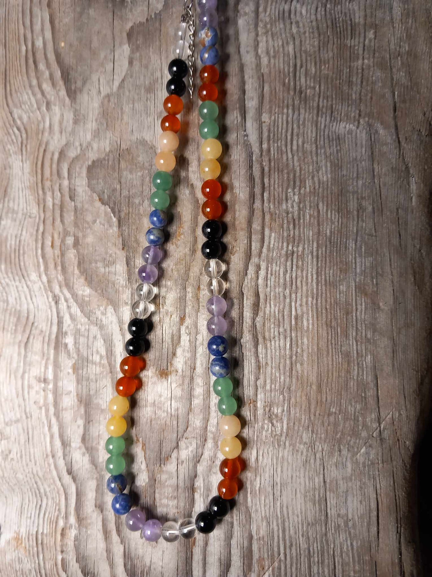 Chakrasmykke i krystallperler
