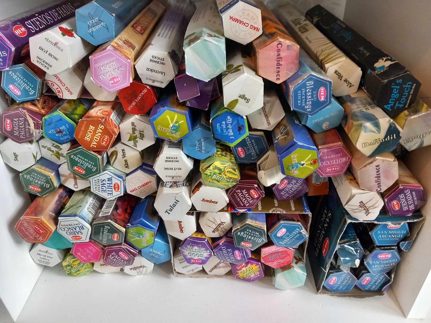 3 x Røkelse med røkelsesholder