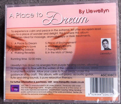 A place to dream. Cd by Ilewellyn