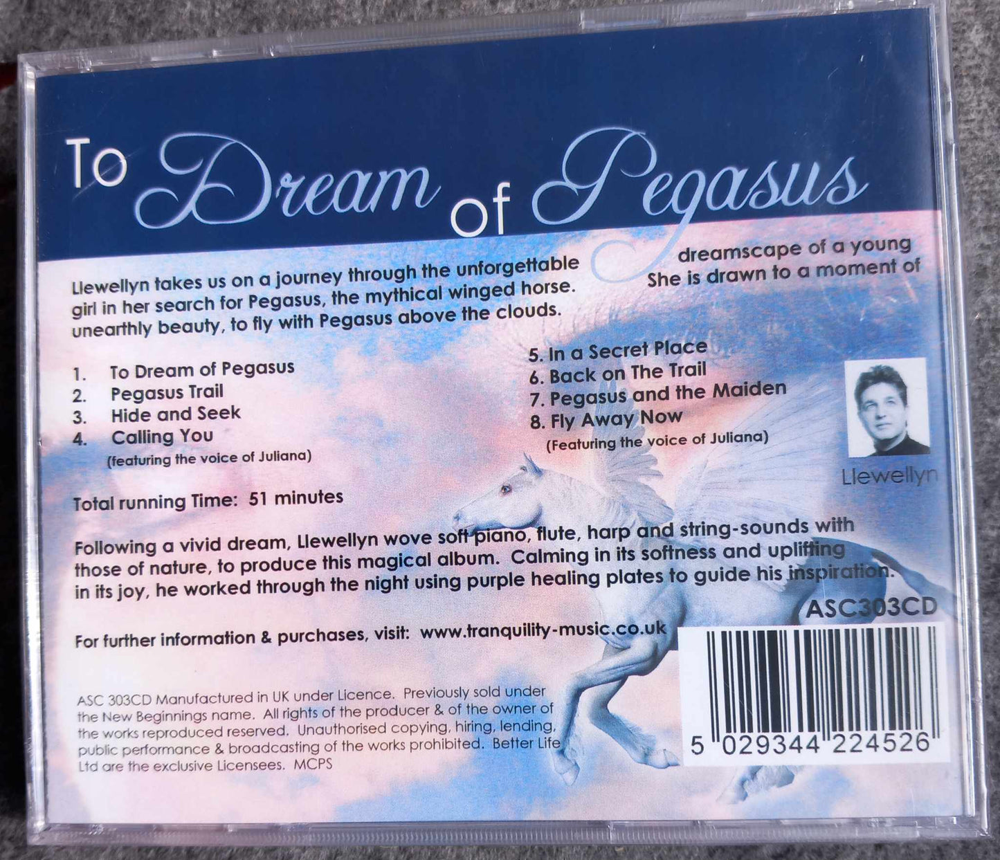To dream of Pegasus. Cd by Llewellyn