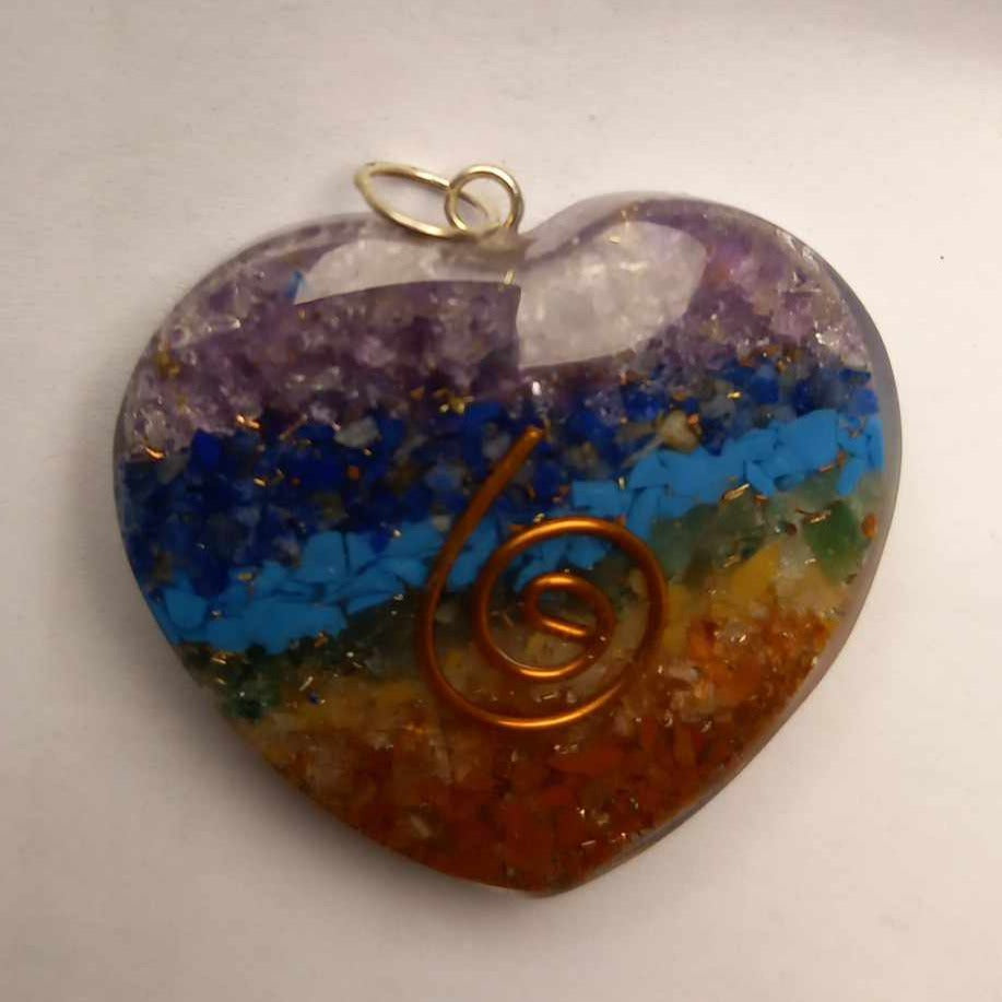 Chakra oregone hjerte pendant