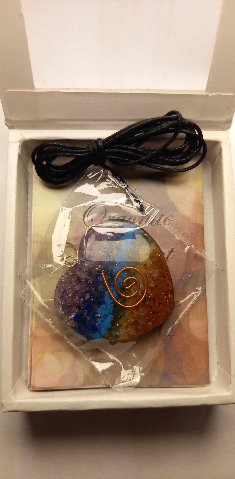Chakra oregone hjerte pendant