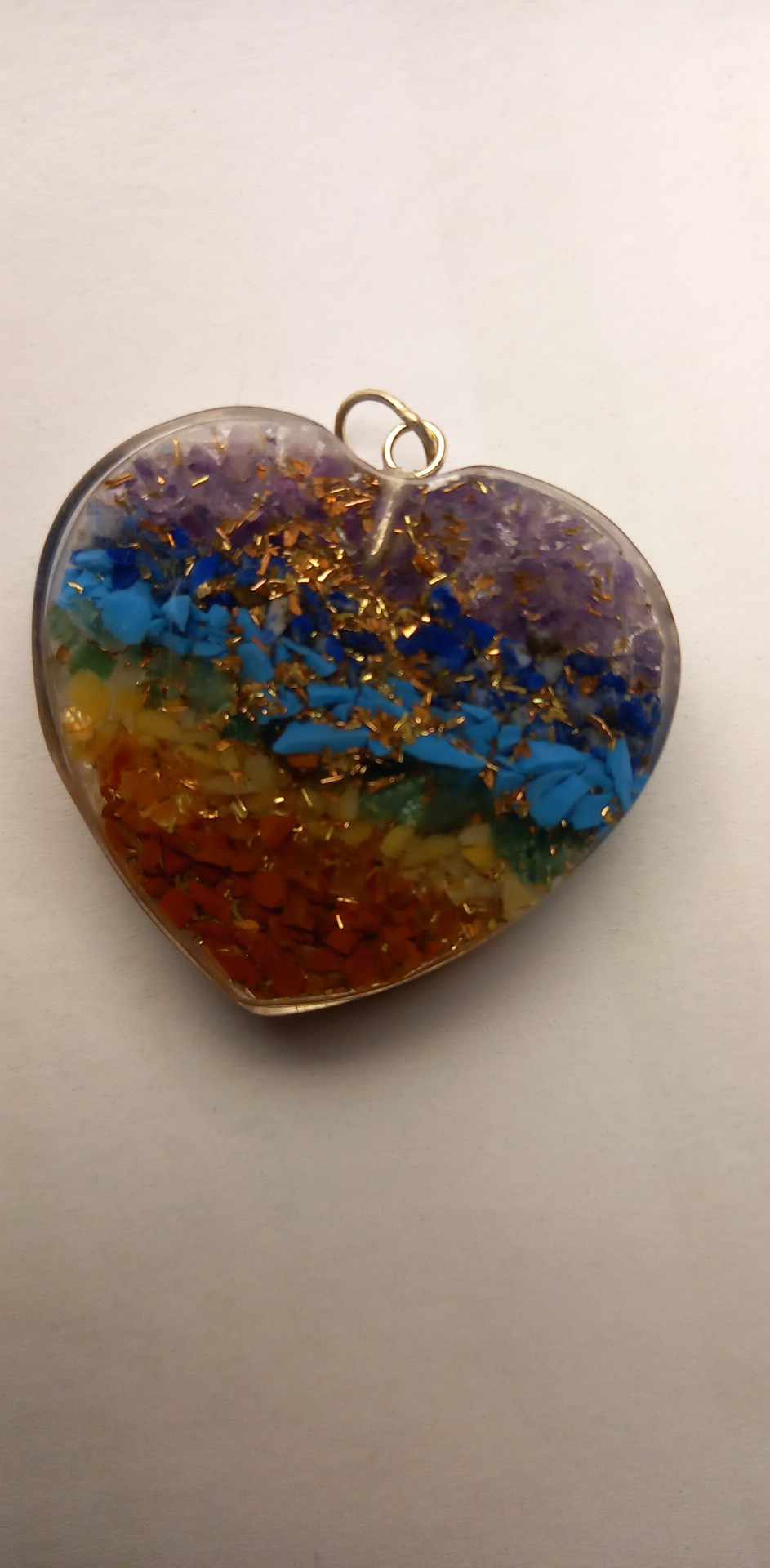 Chakra oregone hjerte pendant