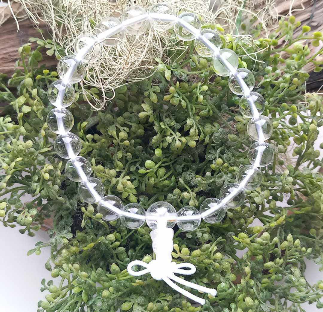 Kvarts / Bergkrystall armbånd