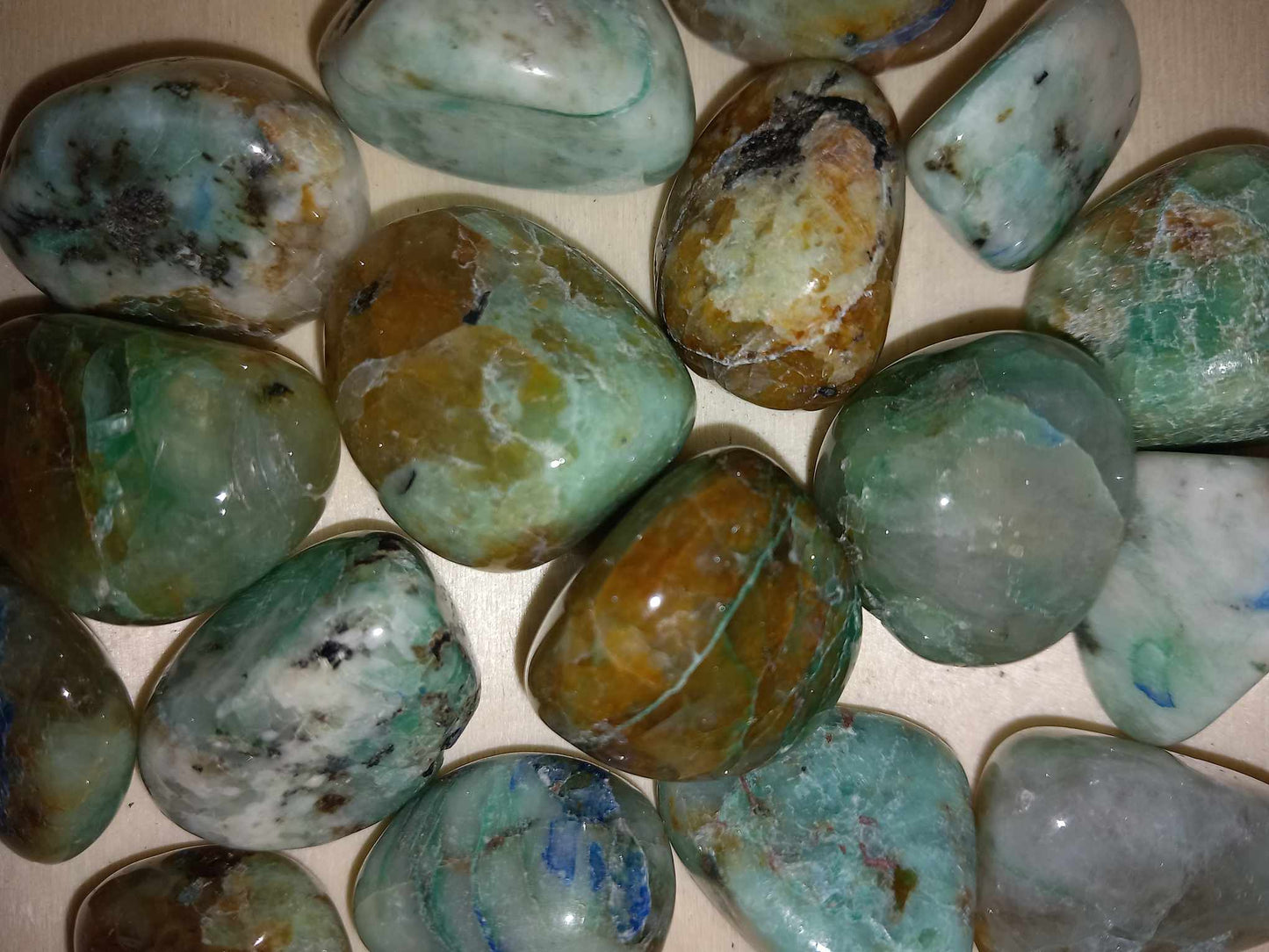 Azurite Malachite isgrønn