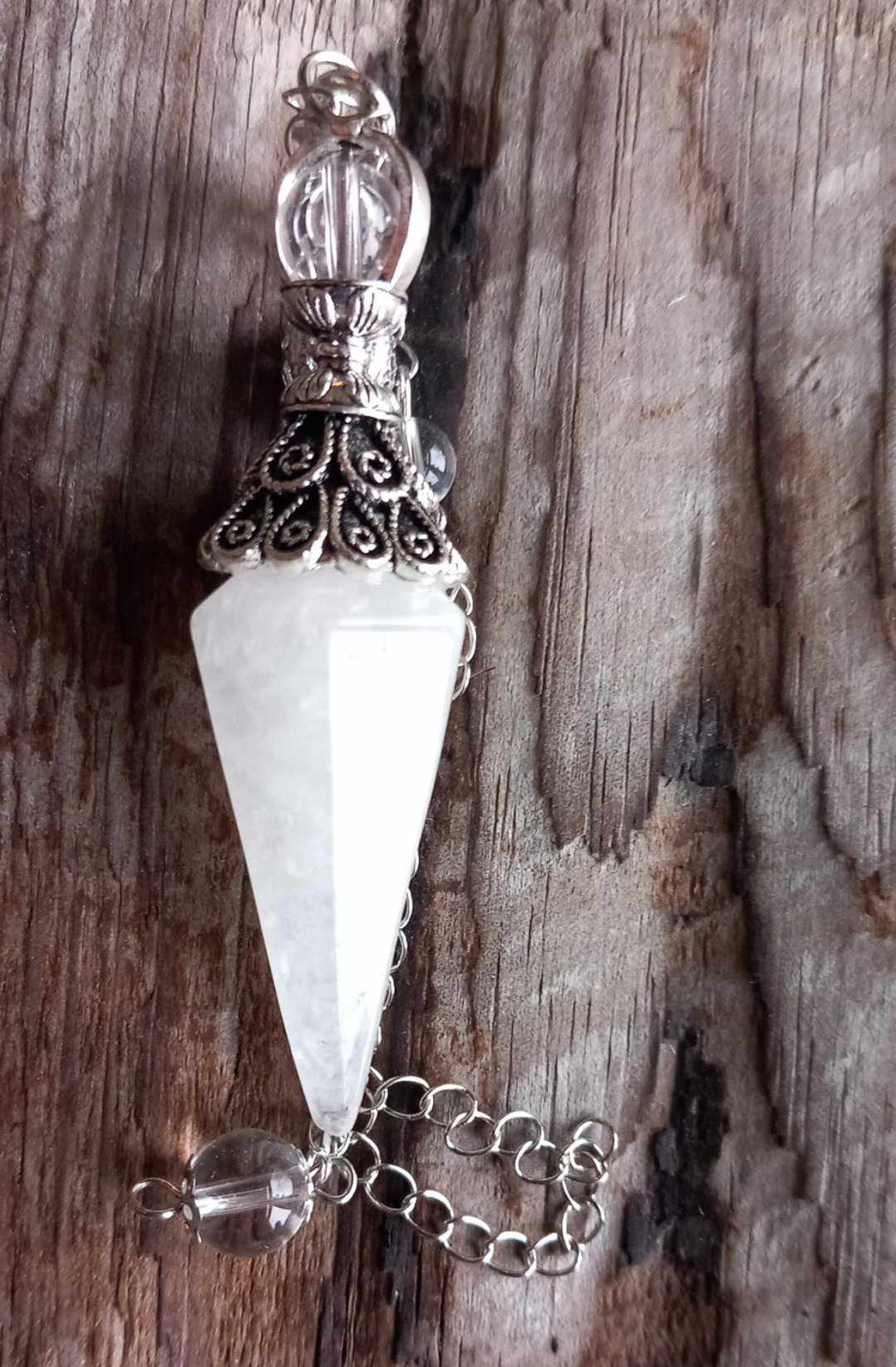 Kvarts sekskantet spiss pendulum