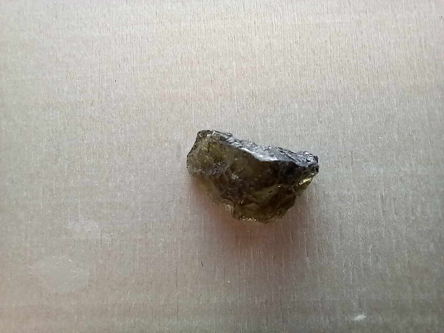 Moldavite. Ekte