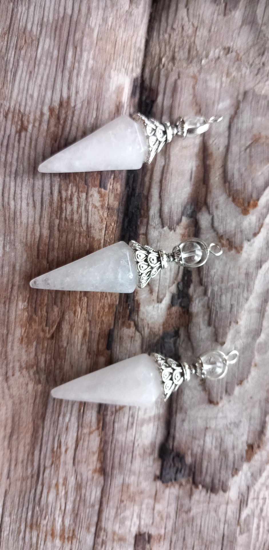 Kvarts sekskantet spiss pendulum