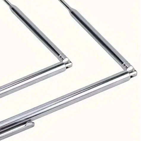 Collapsible divination rods / Sammenleggbare søkestenger