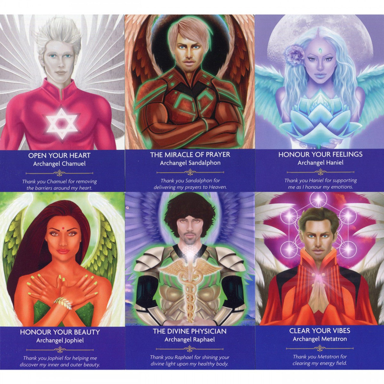 Angel prayer oracle cards