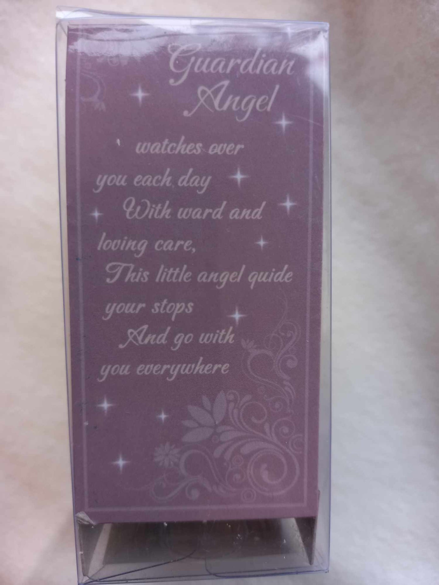 Guardian angel. Beskyttelses engel i gaveeske