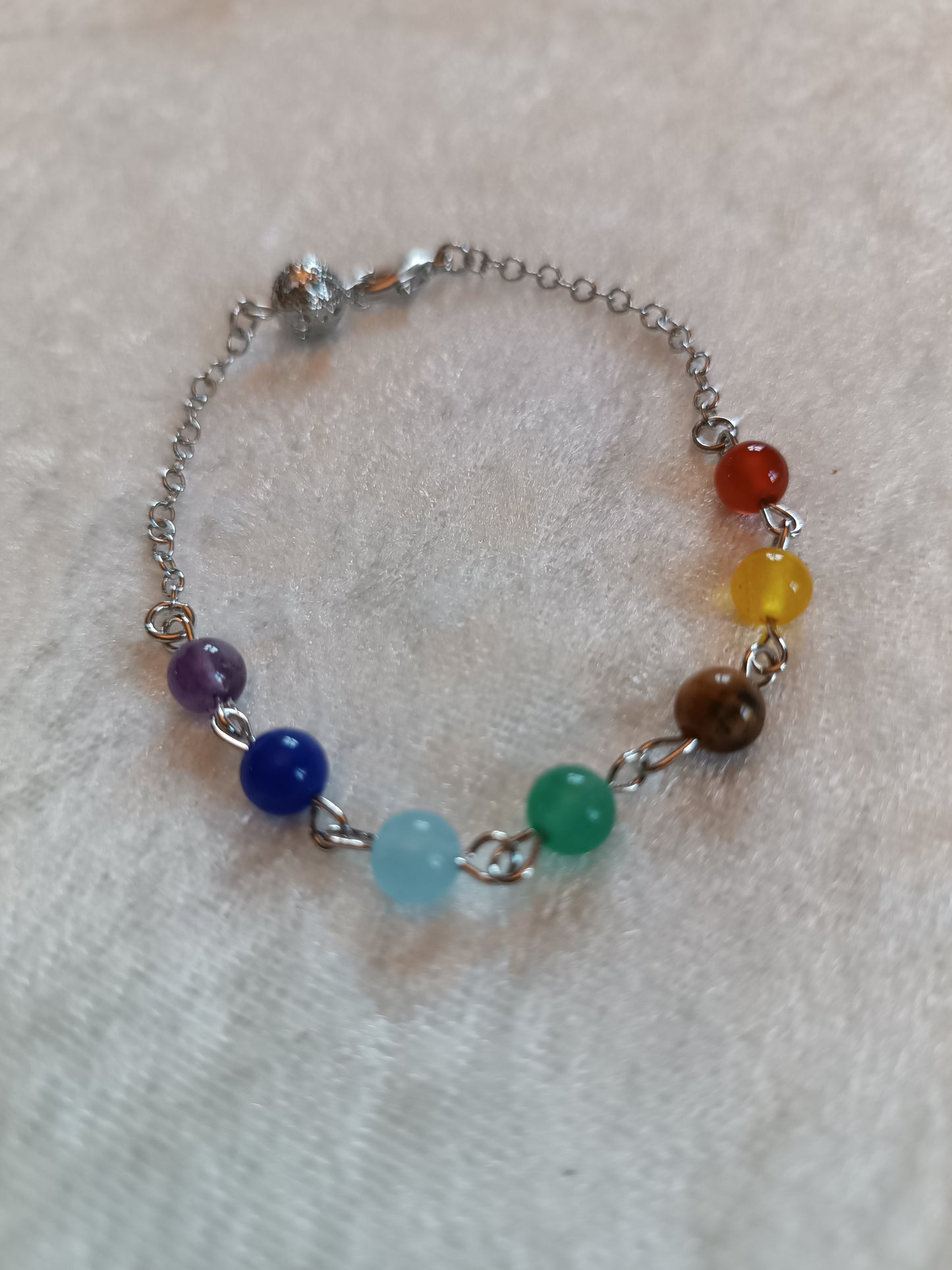 Pendellenke eller chakra armbånd