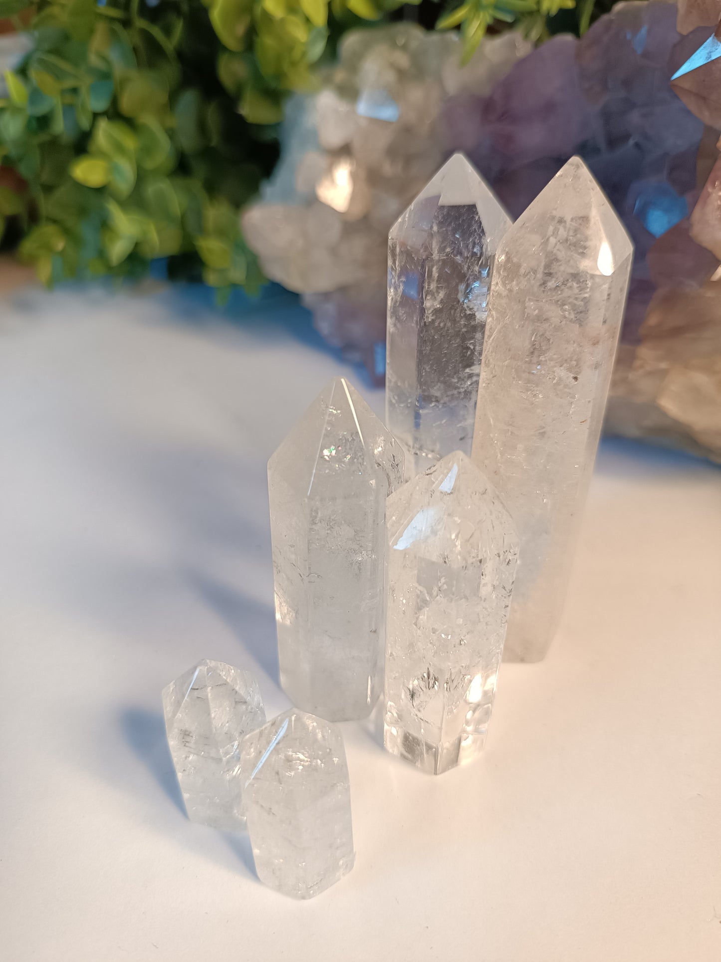 Kvartsspiss klar Stor