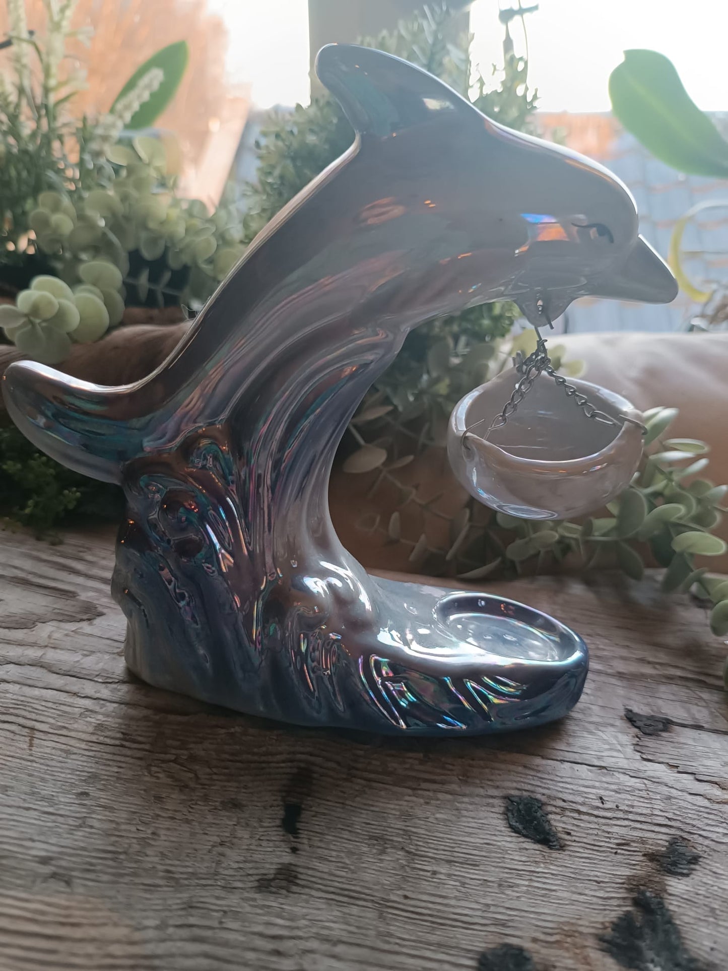 Oljelampe Delfin