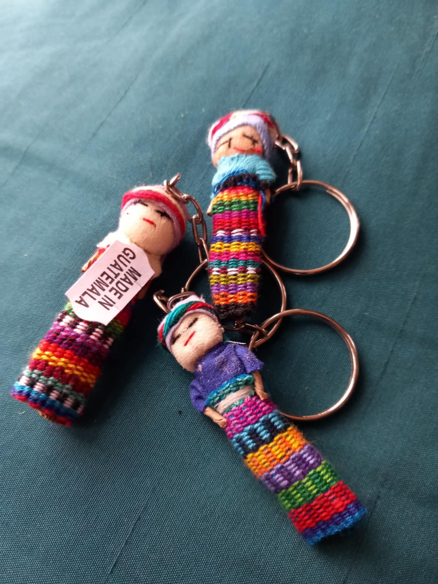 Worrydoll / Bekymringsdukke med metallring