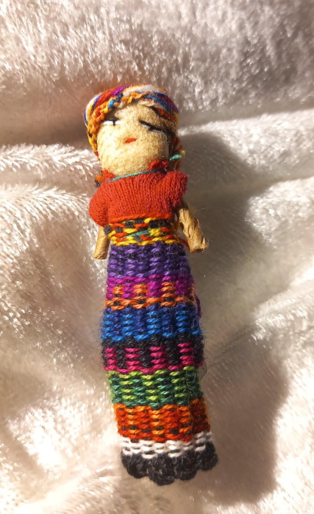 Worrydoll / Bekymringsdukke med pinn