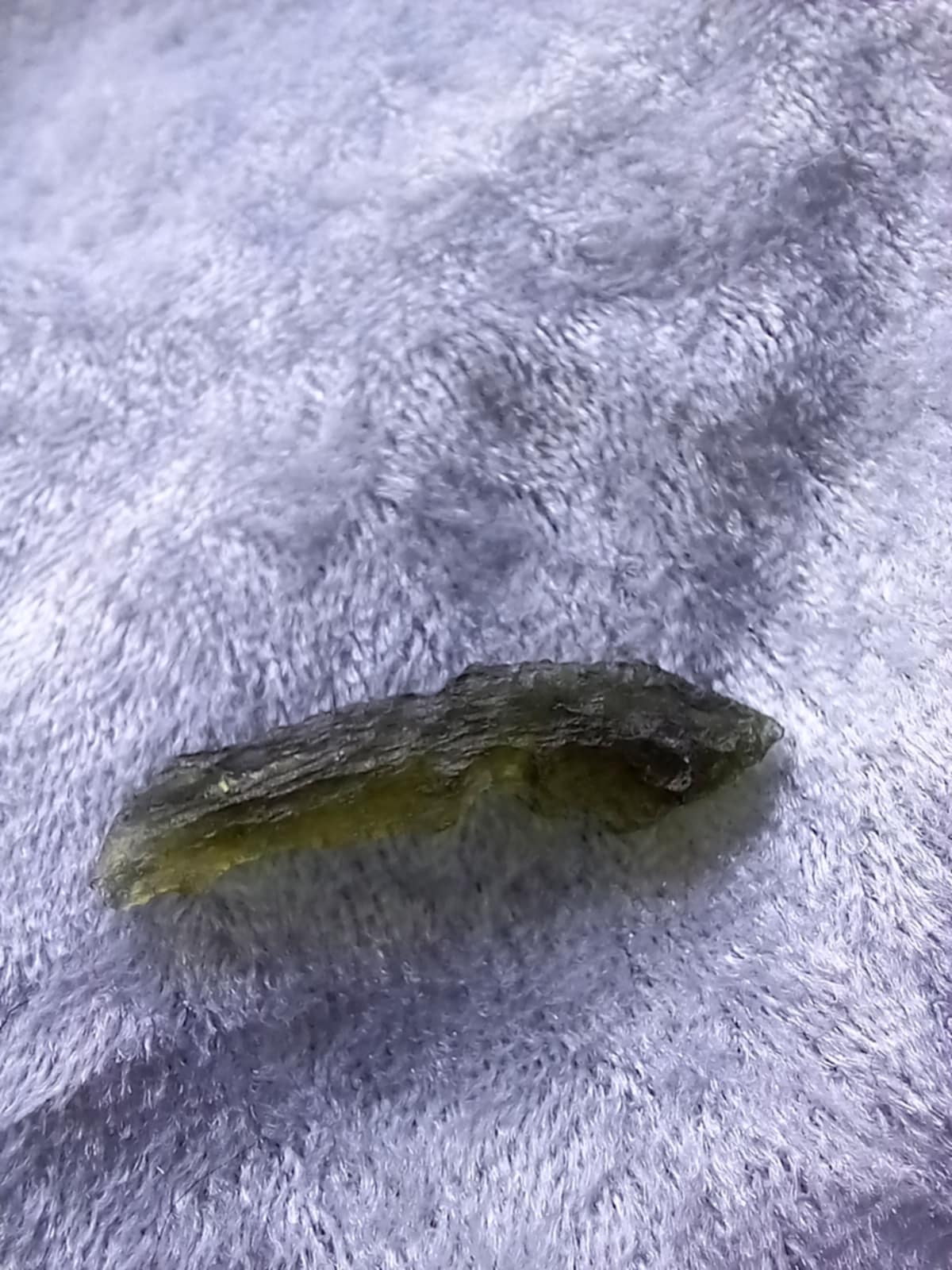 Moldavite. Ekte