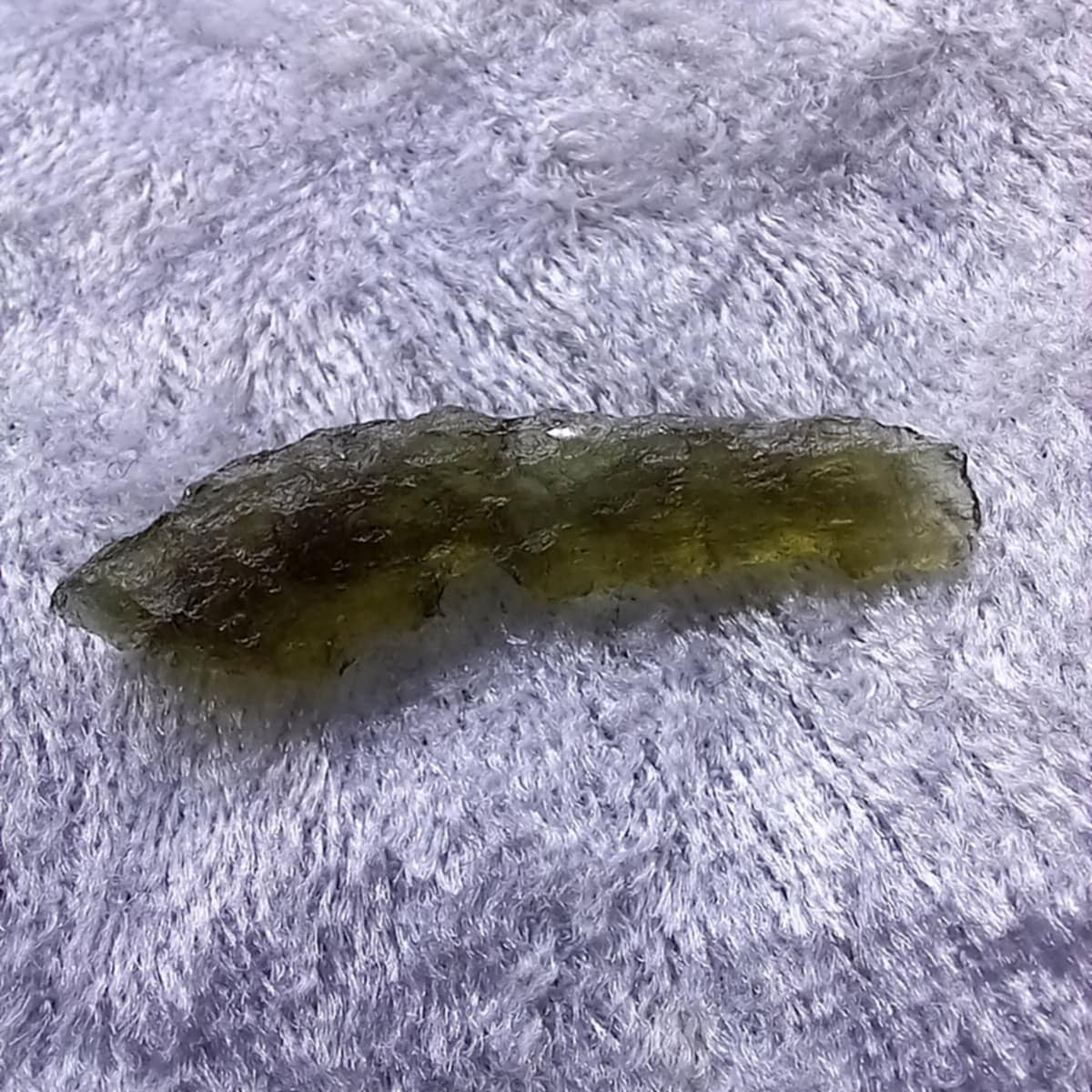Moldavite. Ekte
