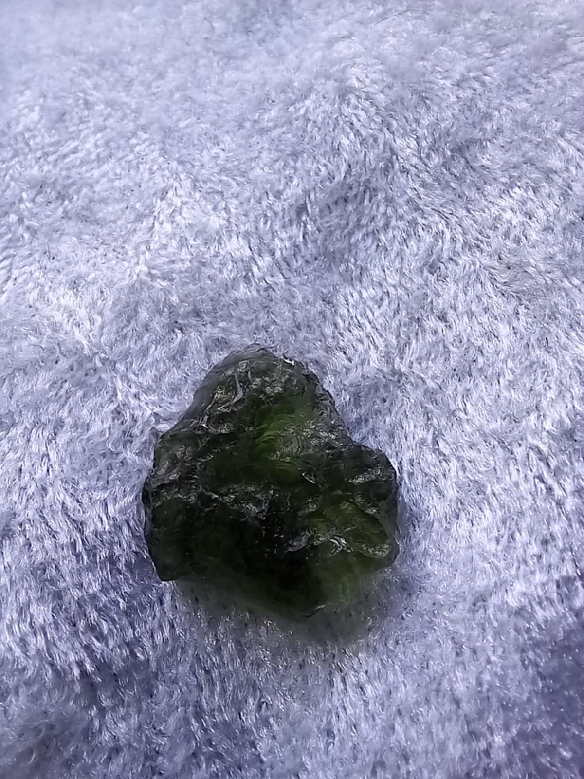Moldavite. Ekte