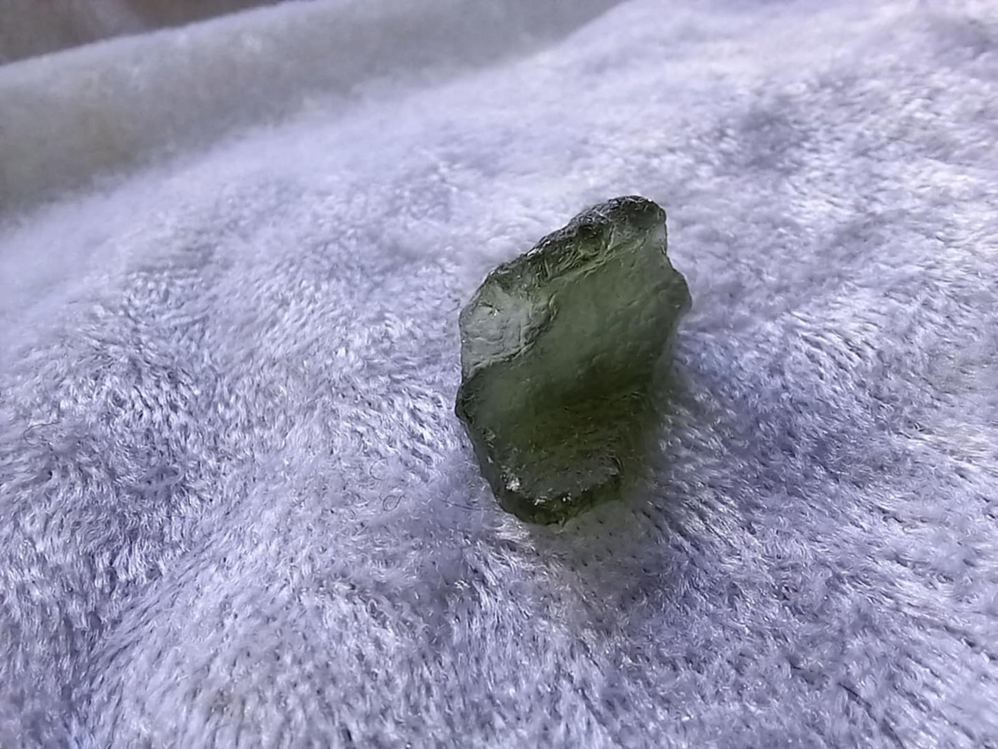 Moldavite. Ekte