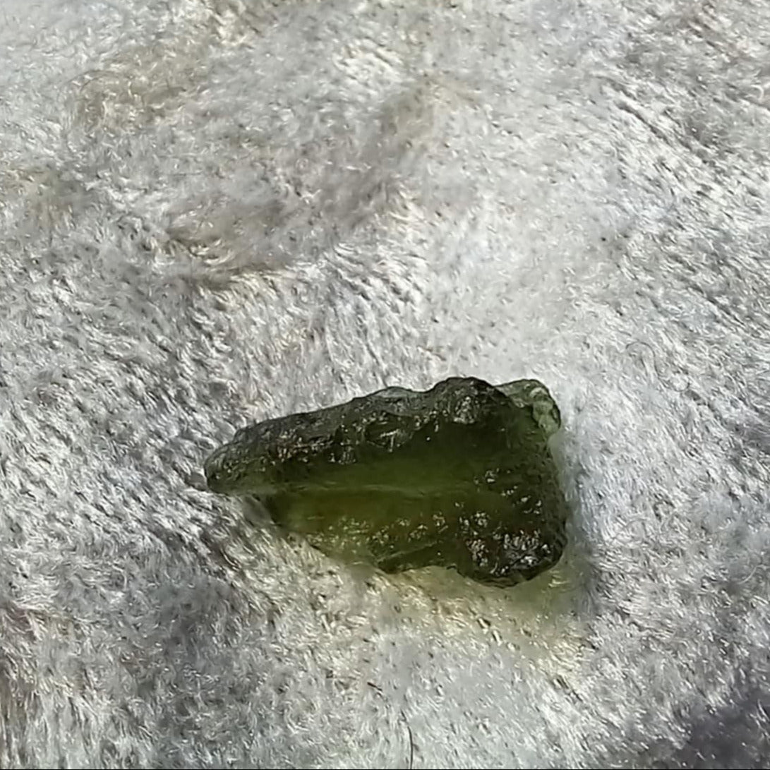 Moldavite. Ekte
