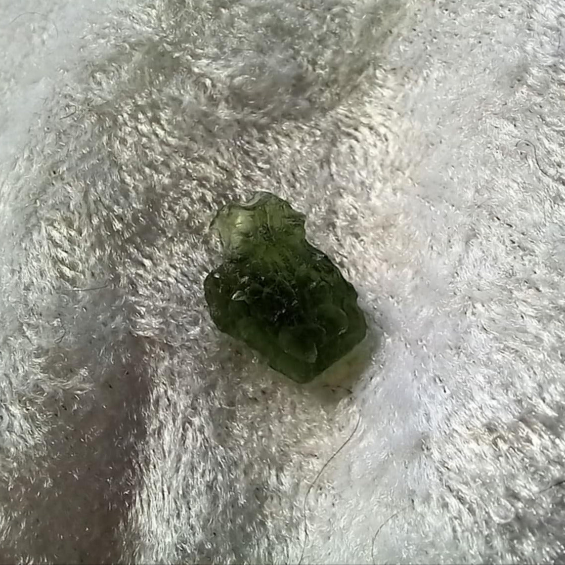 Moldavite. Ekte