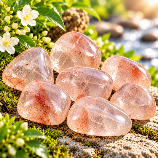 Rød hemkvarts / Red Hermatoid Quartz
