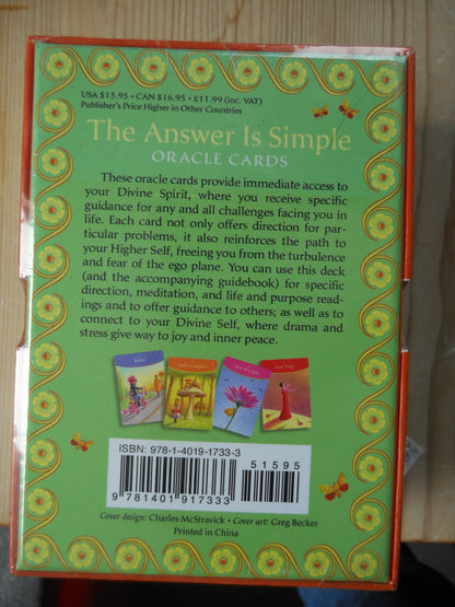 The answer is simple oracle cards