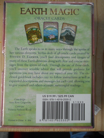 Earth magic oracle cards