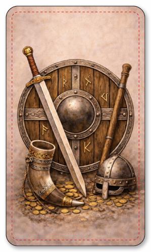 VIKING TAROT. Norske Tarotkort med norsk tekst