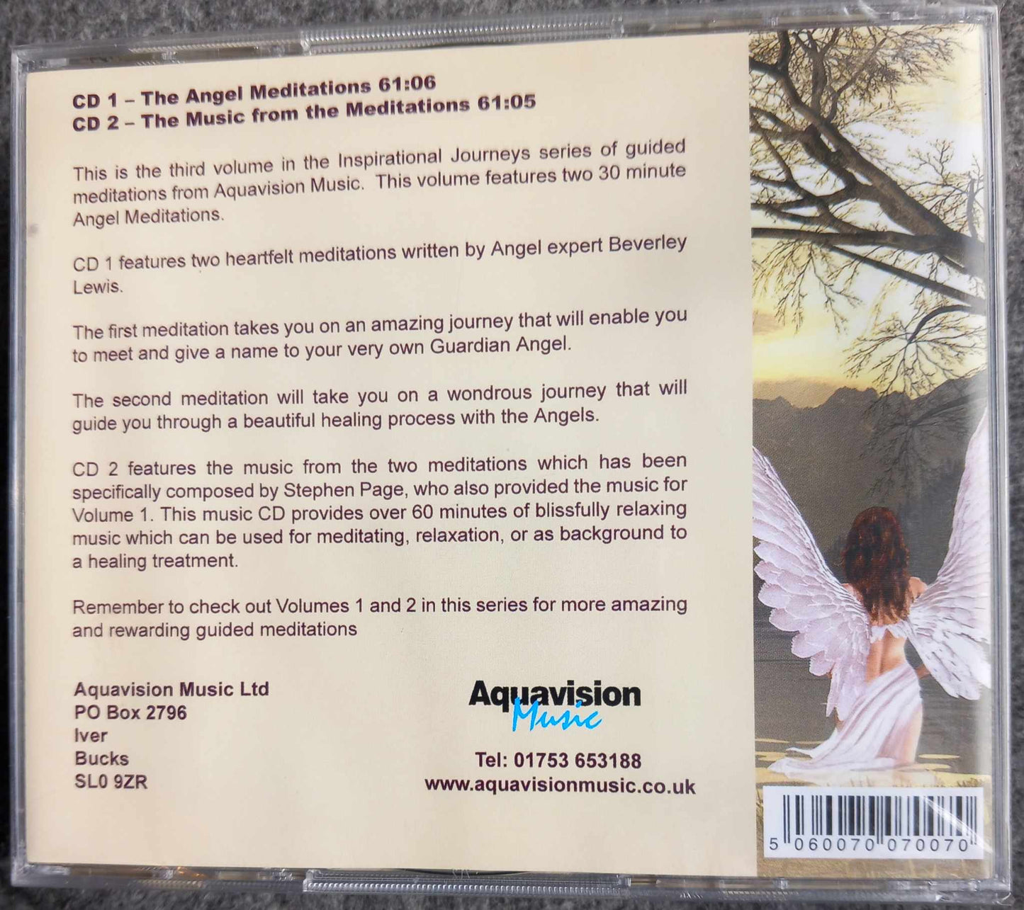 Inspirational Journeys Volume 3: The Angel Meditations. Meditasjons cd