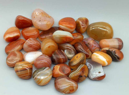 Sardonyx Red / Orangerød Sardionyx