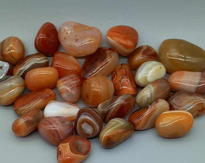 Sardonyx Red / Orangerød Sardionyx