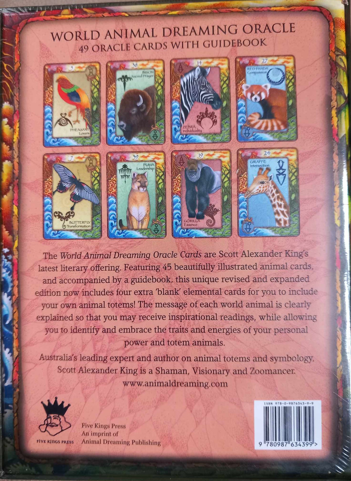 World animal dreaming oracle card