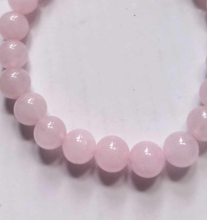 Rosenkvarts armbånd/ Rose quartz bracelet