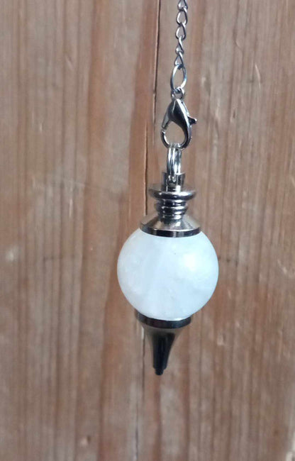 Sne Kvarts Pendulum / Snow quartz pendulum