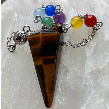 Tigerøye pendulum / Tiger Eye Pendulum