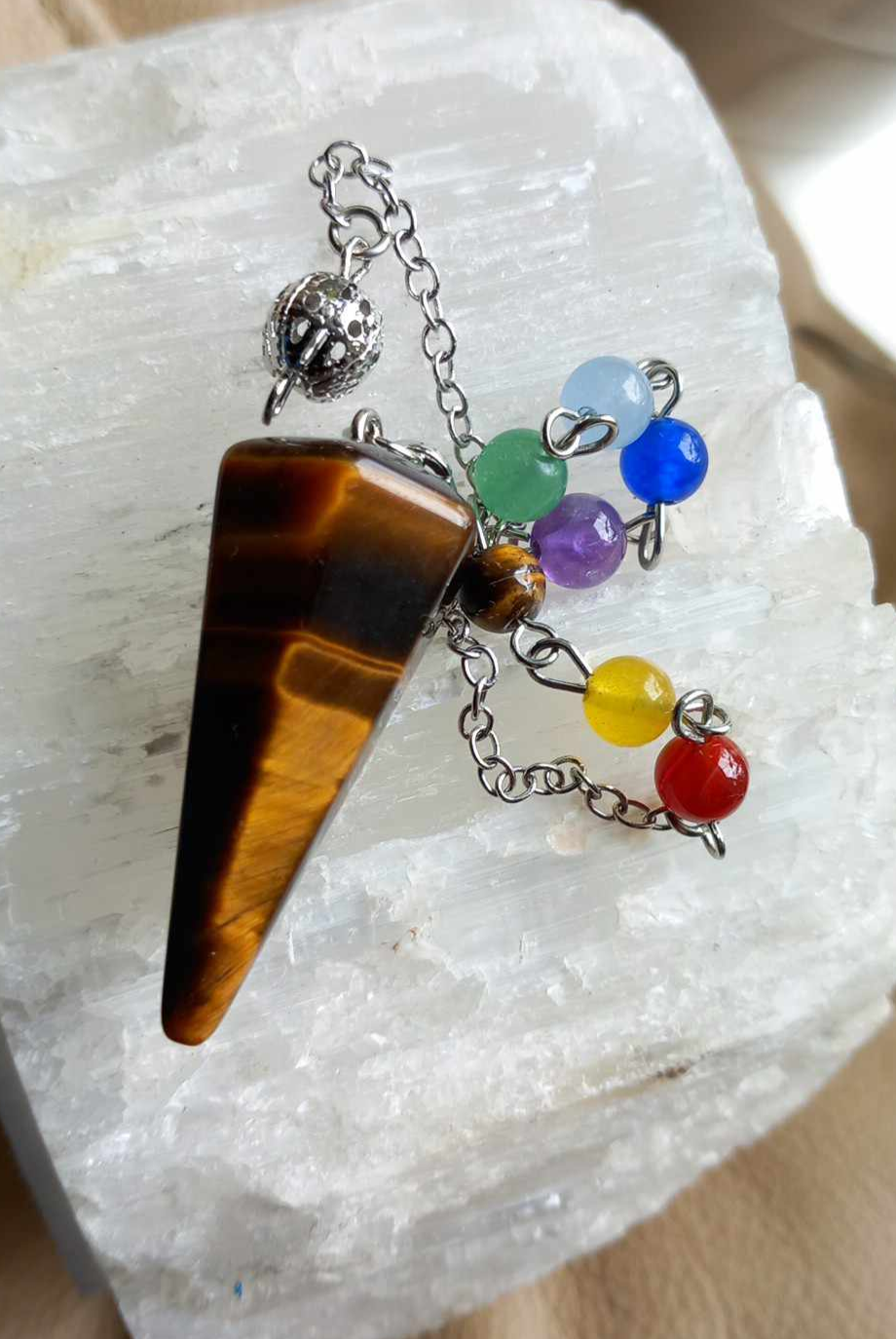 Tigerøye pendulum / Tiger Eye Pendulum