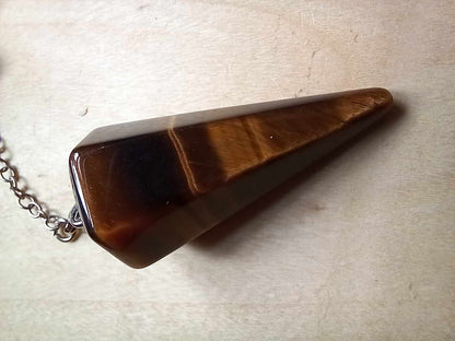 Tigerøye pendulum / Tiger Eye Pendulum