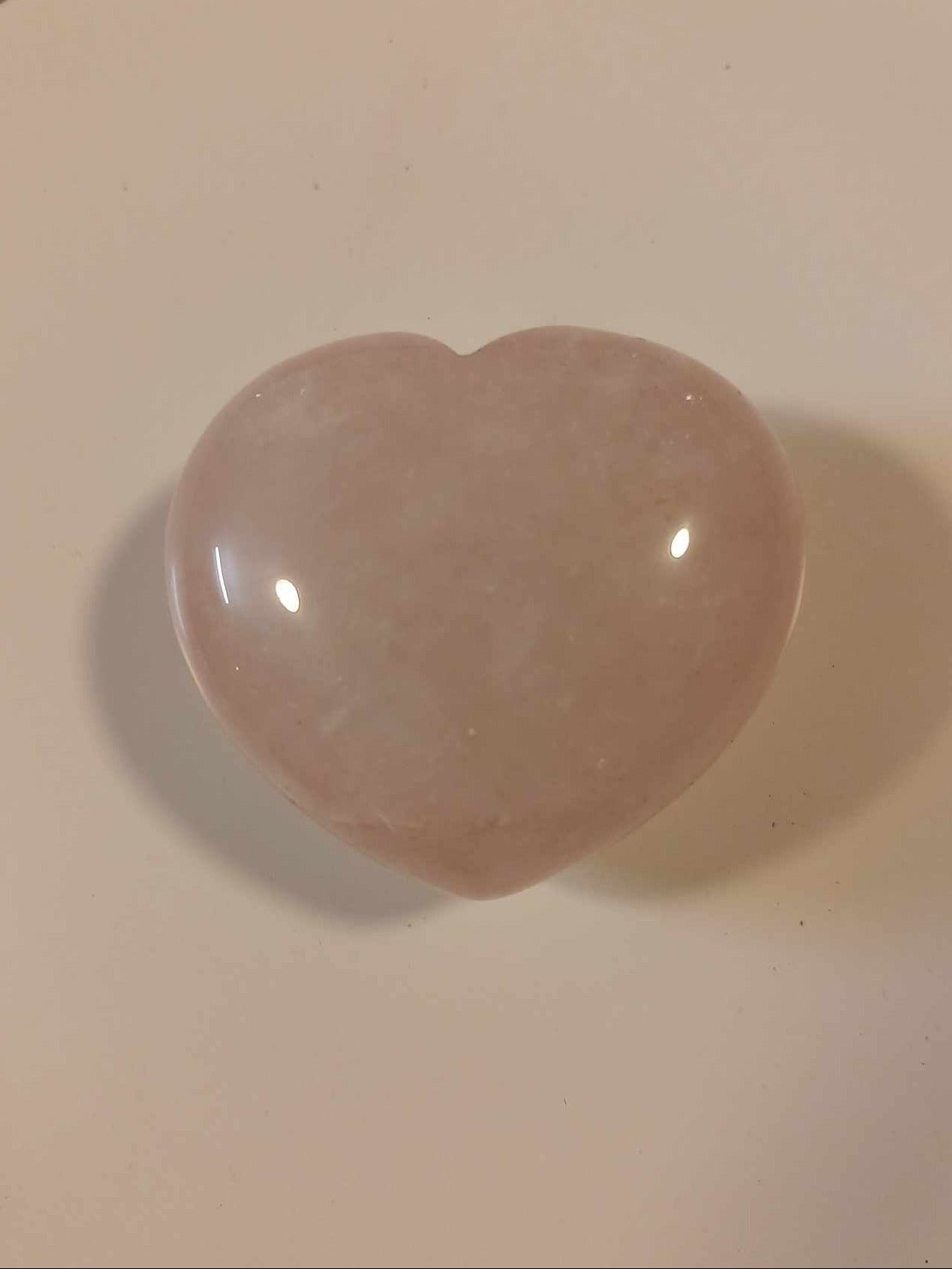 Rosenkvarts hjerte / Rose quartz heart