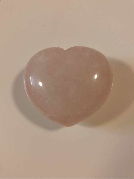 Rosenkvarts hjerte / Rose quartz heart