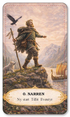 VIKING TAROT. Norske Tarotkort med norsk tekst