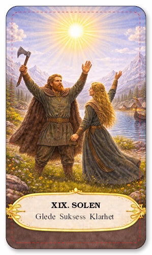 VIKING TAROT. Norske Tarotkort med norsk tekst