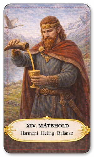 VIKING TAROT. Norske Tarotkort med norsk tekst