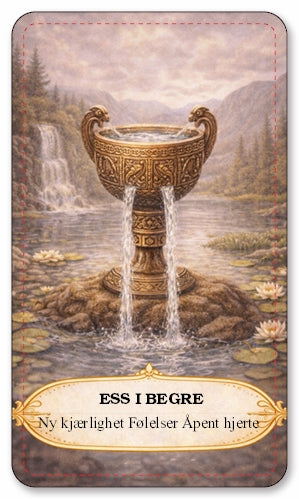 VIKING TAROT. Norske Tarotkort med norsk tekst