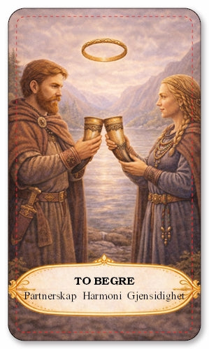 VIKING TAROT. Norske Tarotkort med norsk tekst