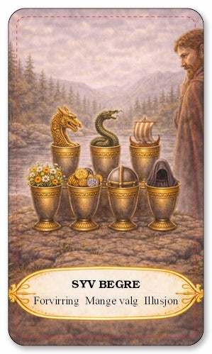 VIKING TAROT. Norske Tarotkort med norsk tekst