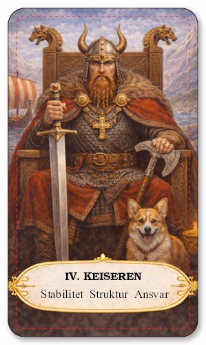VIKING TAROT. Norske Tarotkort med norsk tekst